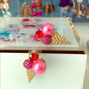 Ice cream cute earring 🍨🍡✨